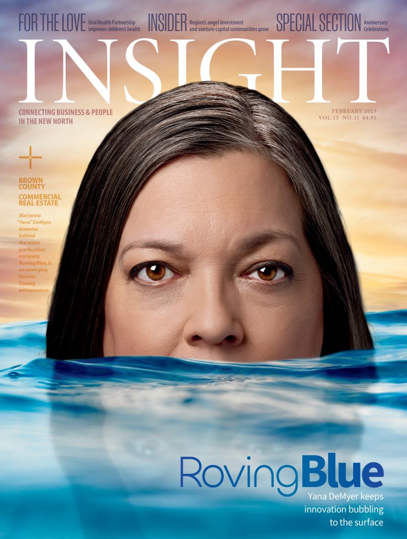 Roving Blue on Magazine Cover